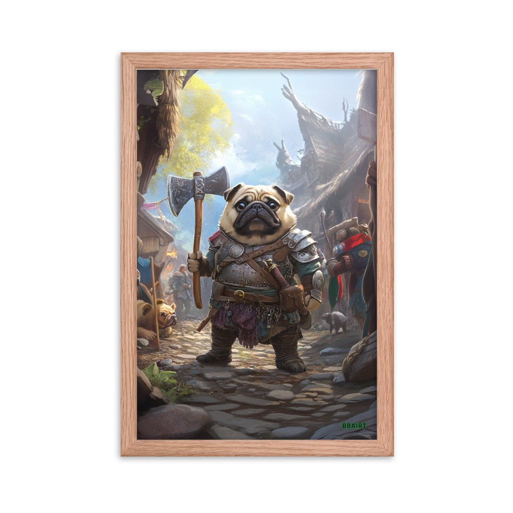 Lucy the Fearless – Framed Matte Poster - BBairt