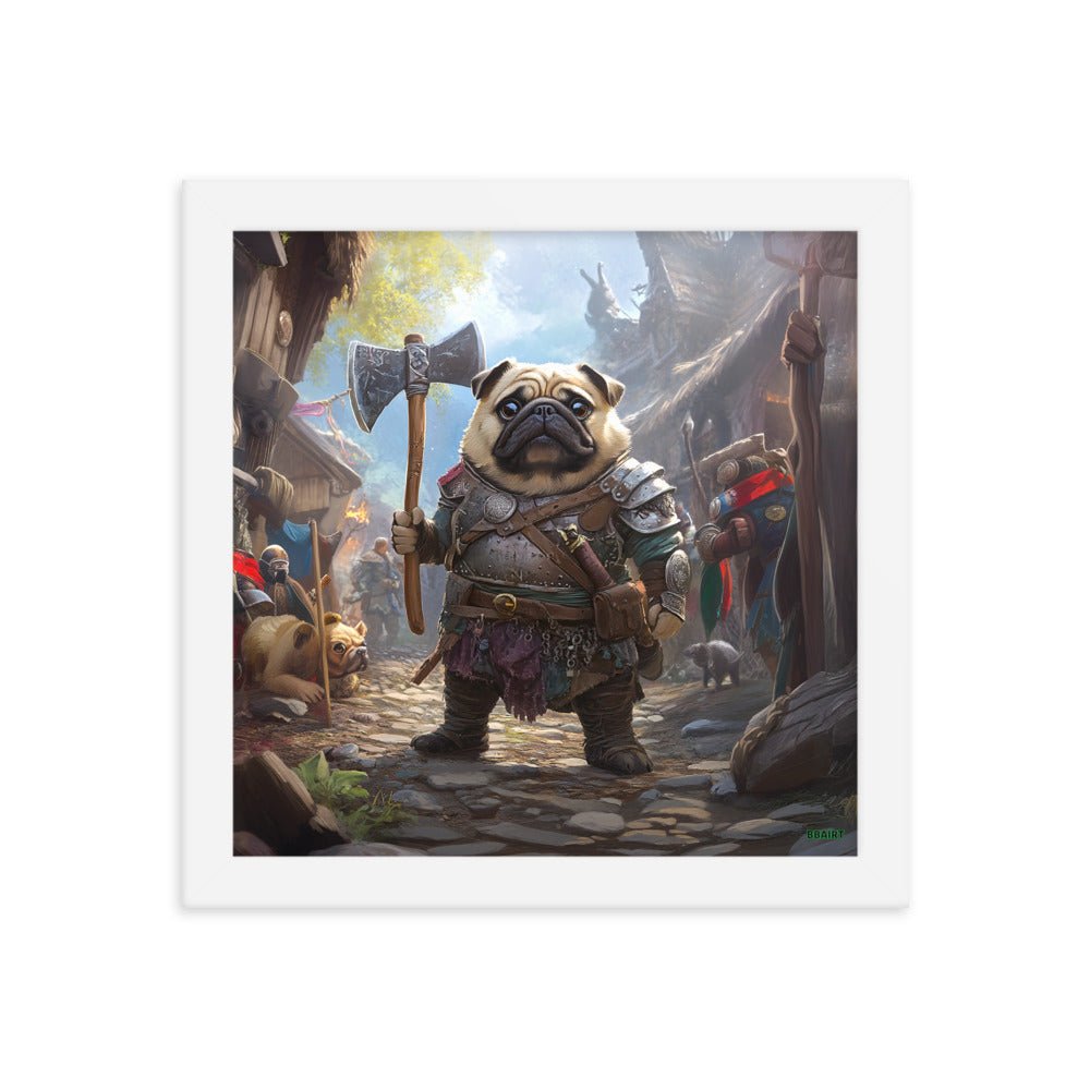 Lucy the Fearless – Framed Photo Paper Poster - BBairt