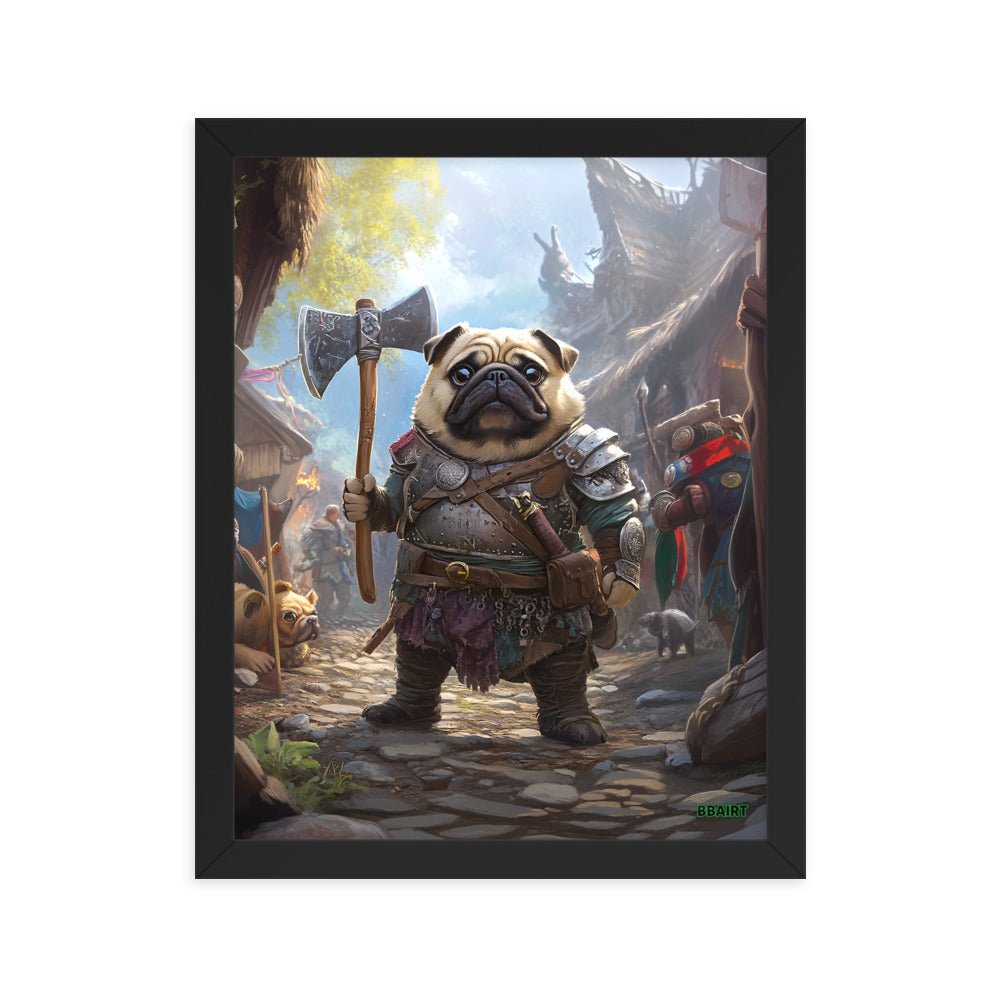 Lucy the Fearless – Framed Photo Paper Poster - BBairt