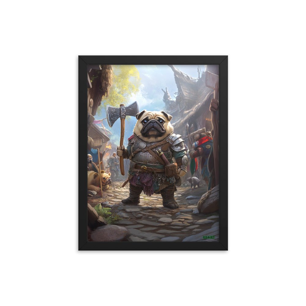 Lucy the Fearless – Framed Photo Paper Poster - BBairt