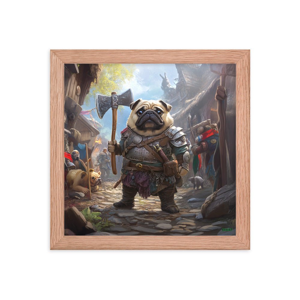 Lucy the Fearless – Framed Photo Paper Poster - BBairt