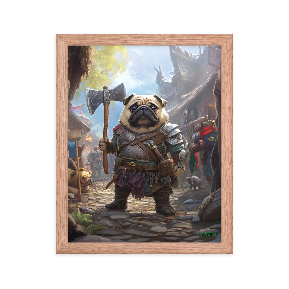 Lucy the Fearless – Framed Photo Paper Poster - BBairt