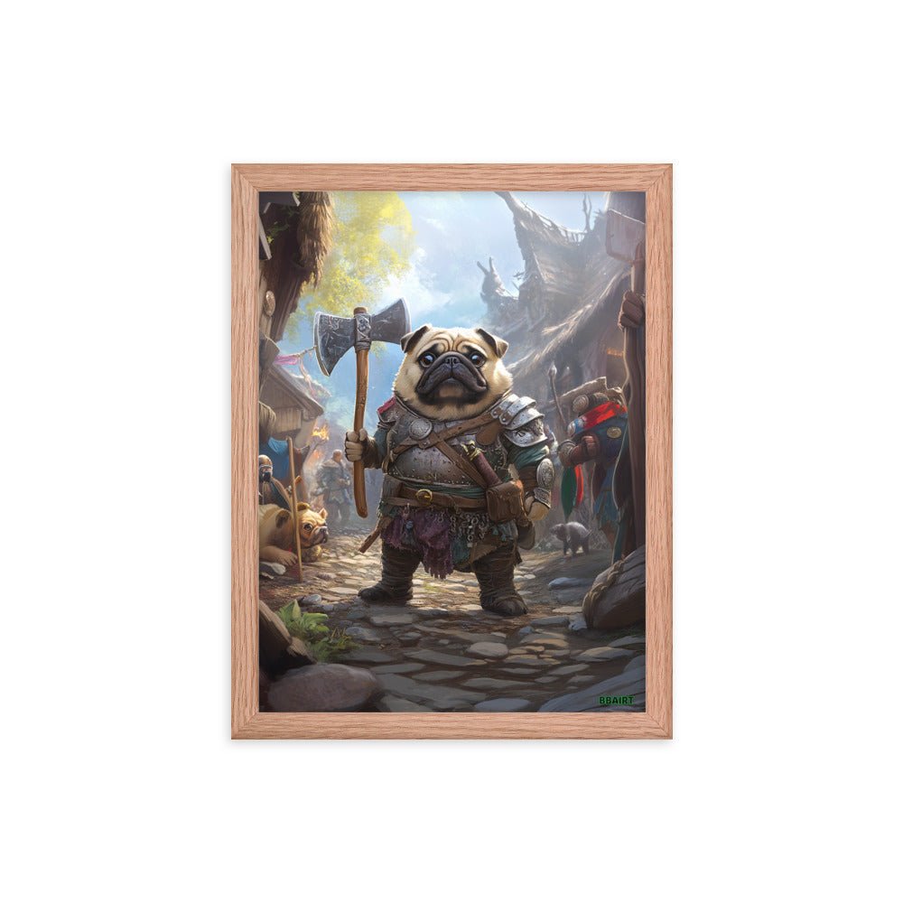 Lucy the Fearless – Framed Photo Paper Poster - BBairt