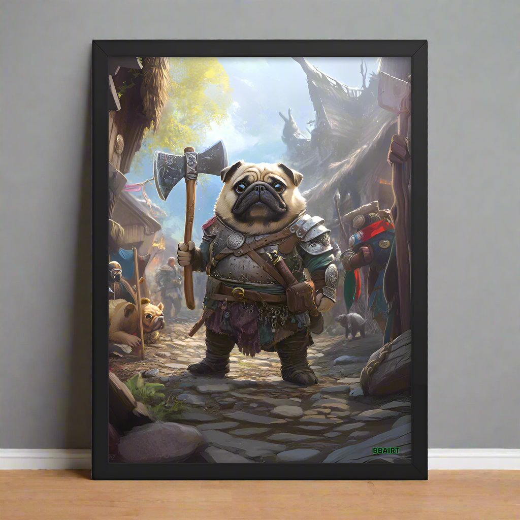 Lucy the Fearless – Framed Photo Paper Poster - BBairt