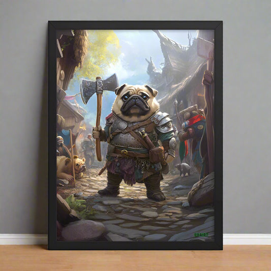 Lucy the Fearless – Framed Photo Paper Poster - BBairt