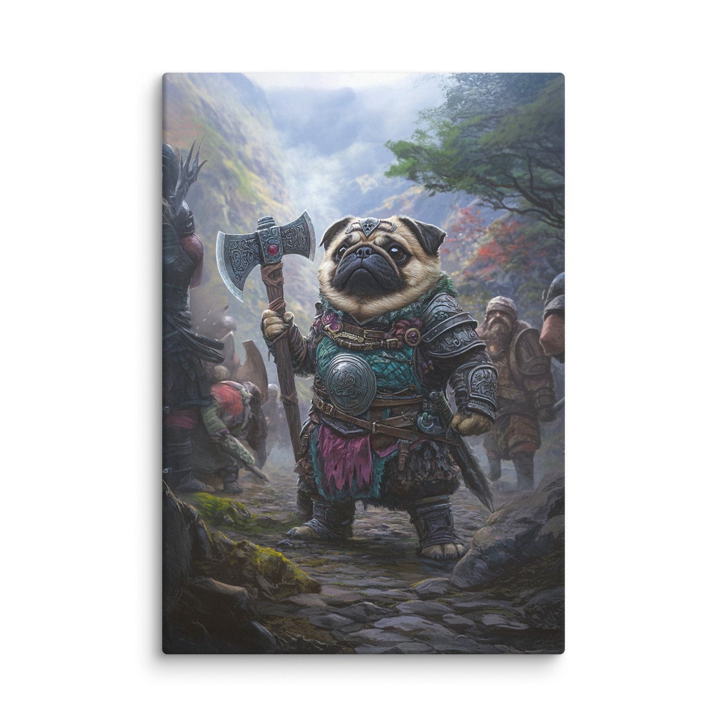 Lucy the Fearless – Mountain Vanguard Edition - Canvas Print - BBairt