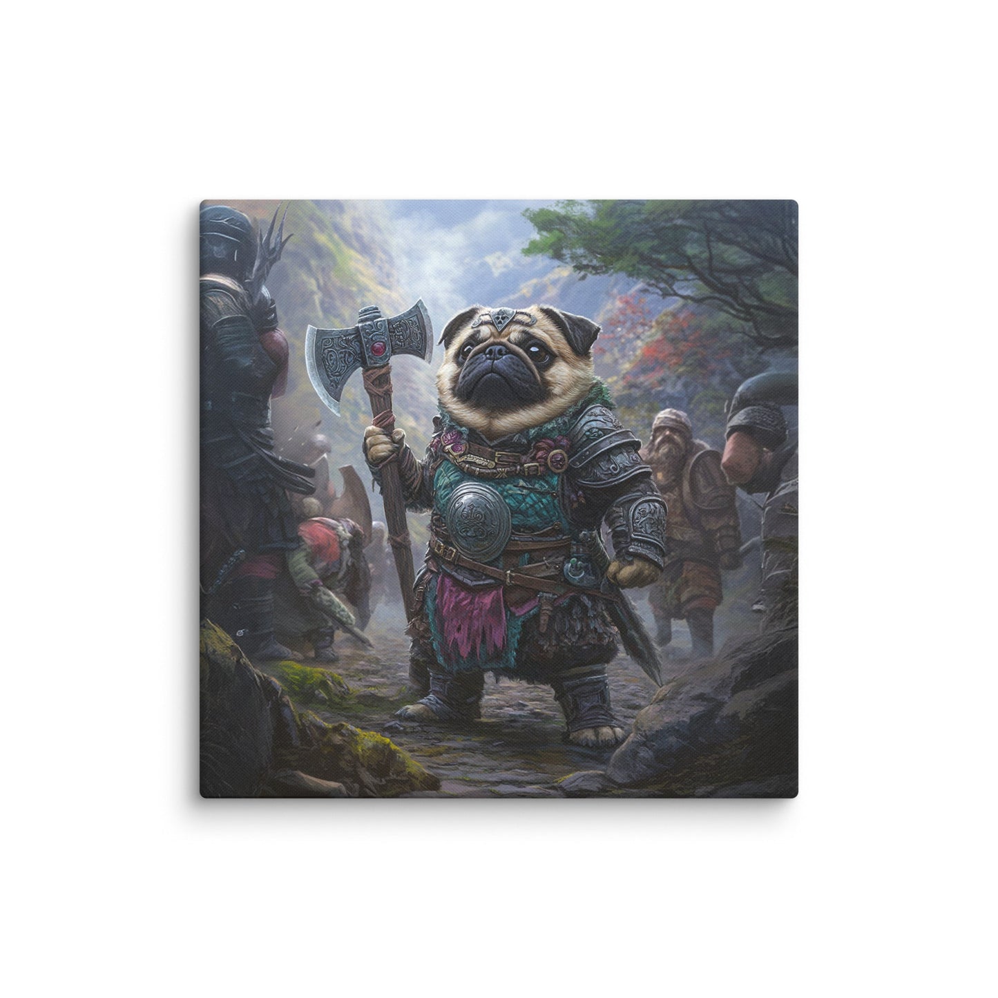 Lucy the Fearless – Mountain Vanguard Edition - Canvas Print - BBairt