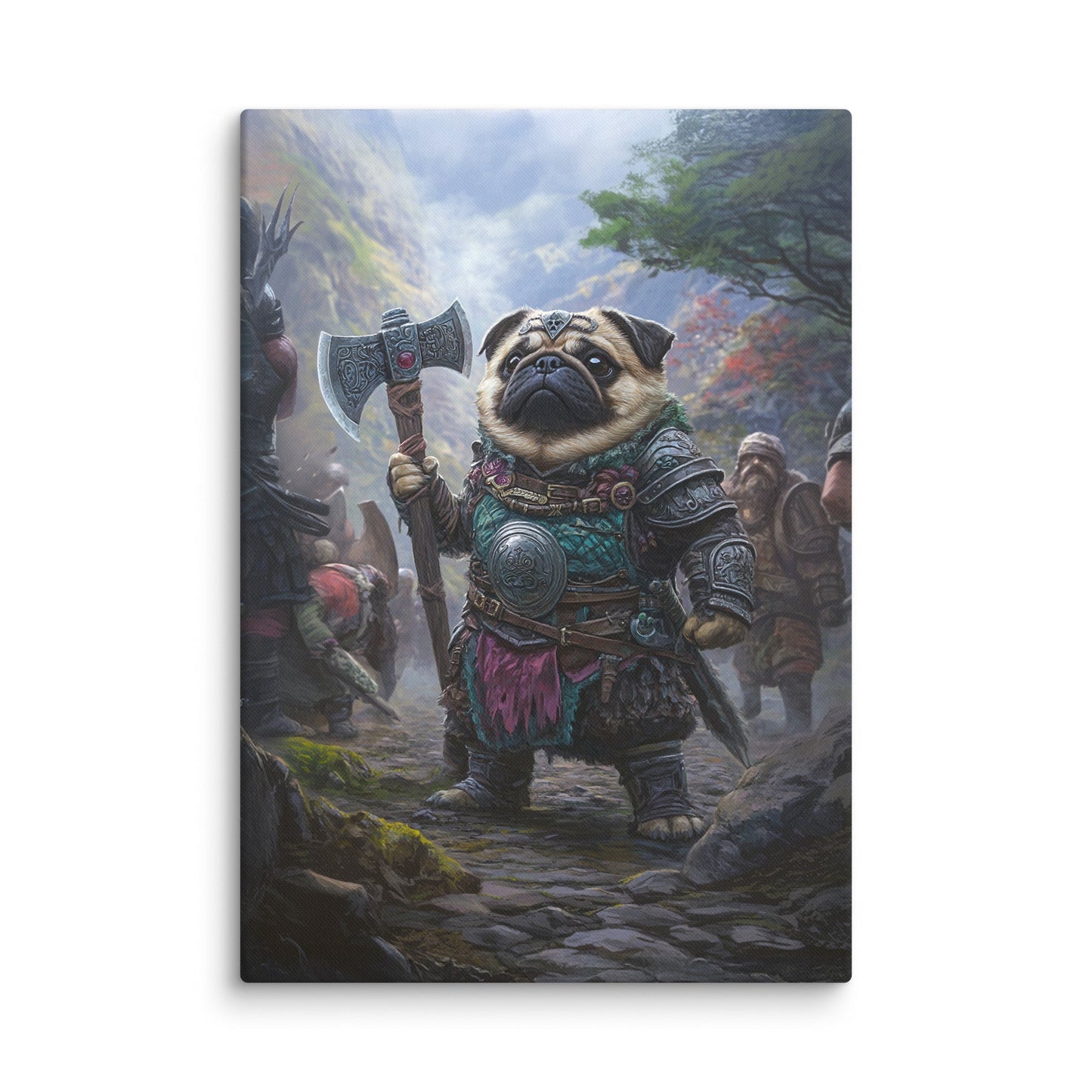 Lucy the Fearless – Mountain Vanguard Edition - Canvas Print - BBairt