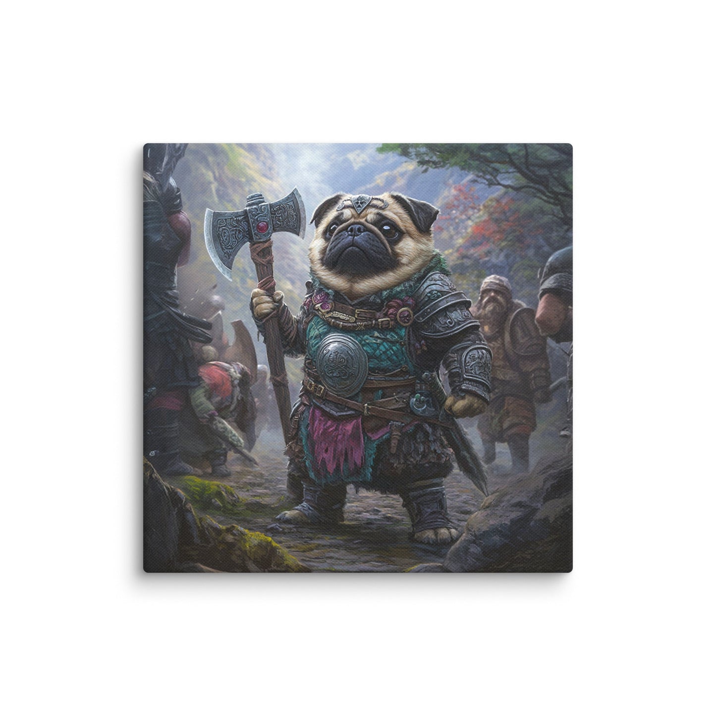 Lucy the Fearless – Mountain Vanguard Edition - Canvas Print - BBairt