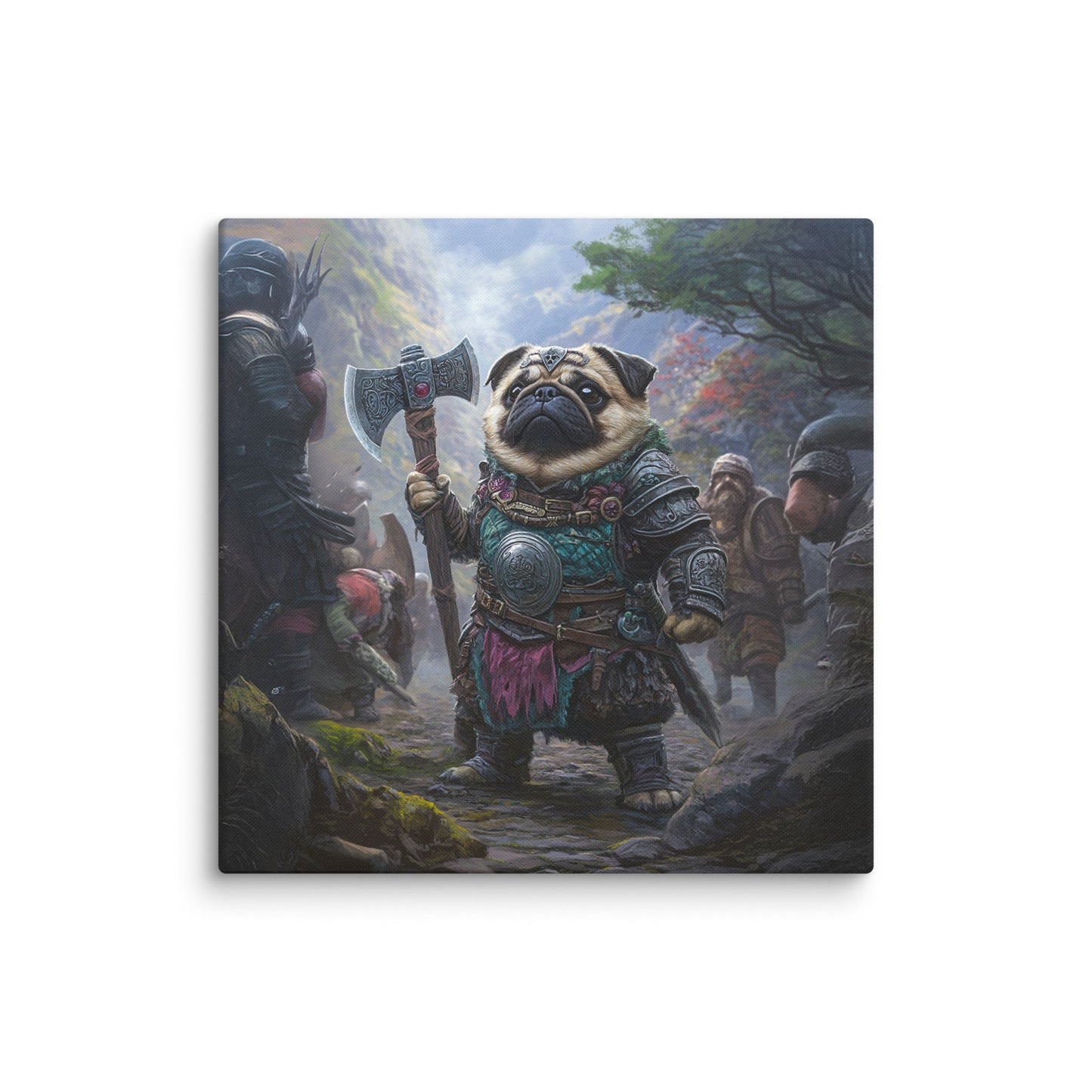 Lucy the Fearless – Mountain Vanguard Edition - Canvas Print - BBairt