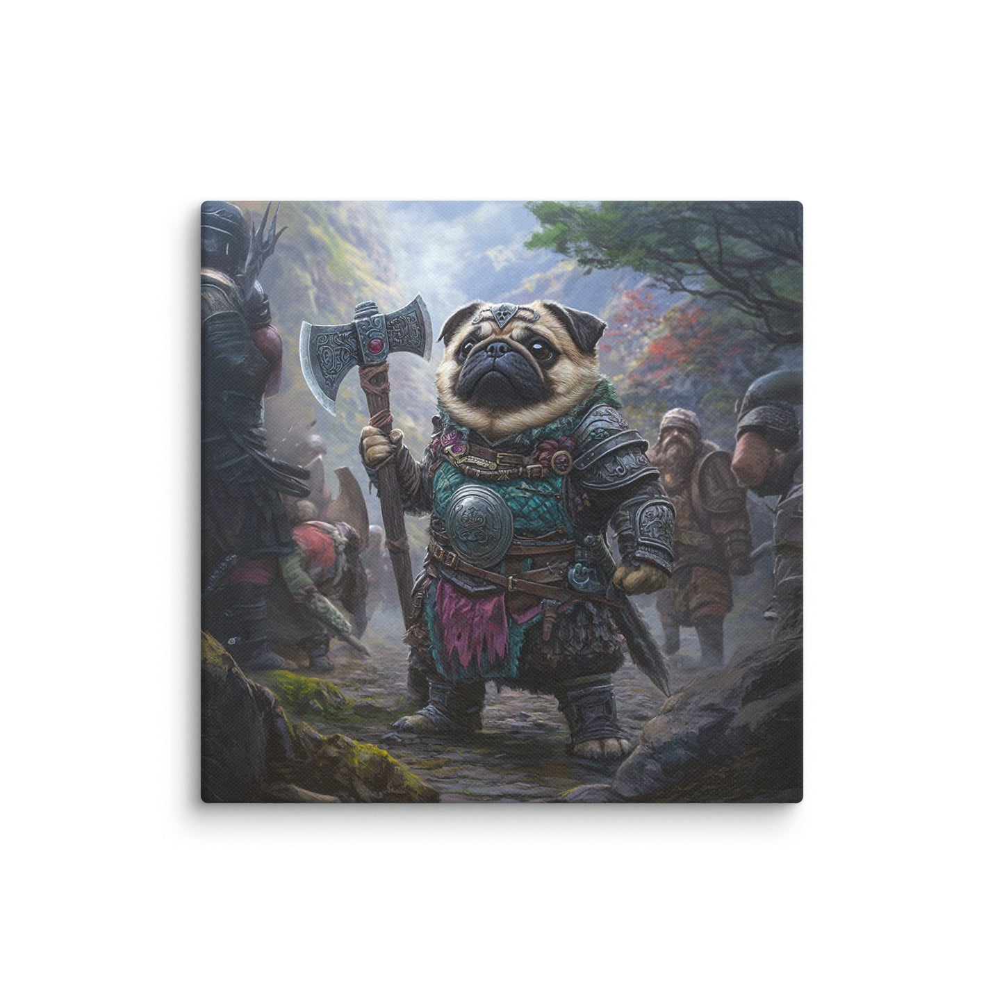 Lucy the Fearless – Mountain Vanguard Edition - Canvas Print - BBairt