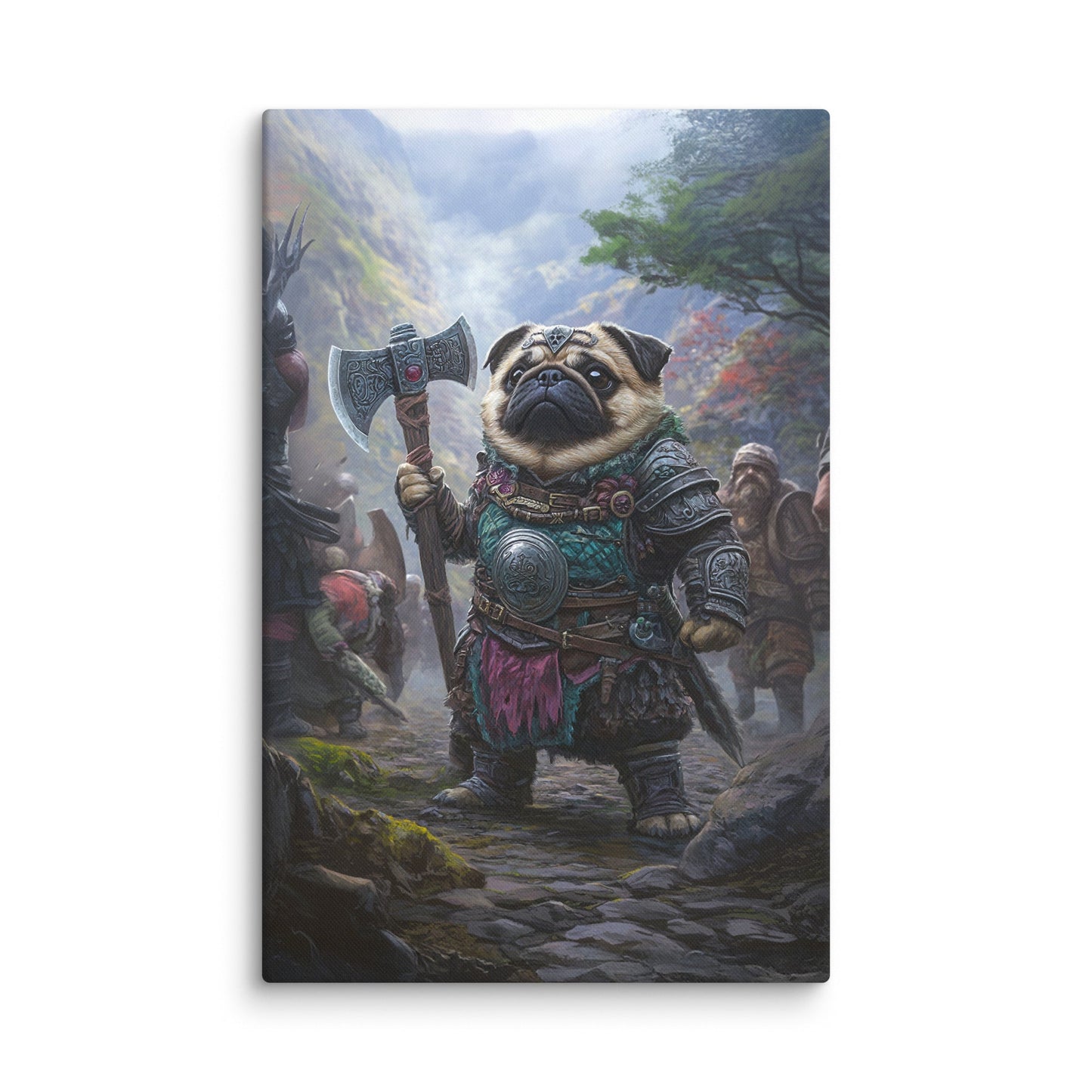 Lucy the Fearless – Mountain Vanguard Edition - Canvas Print - BBairt