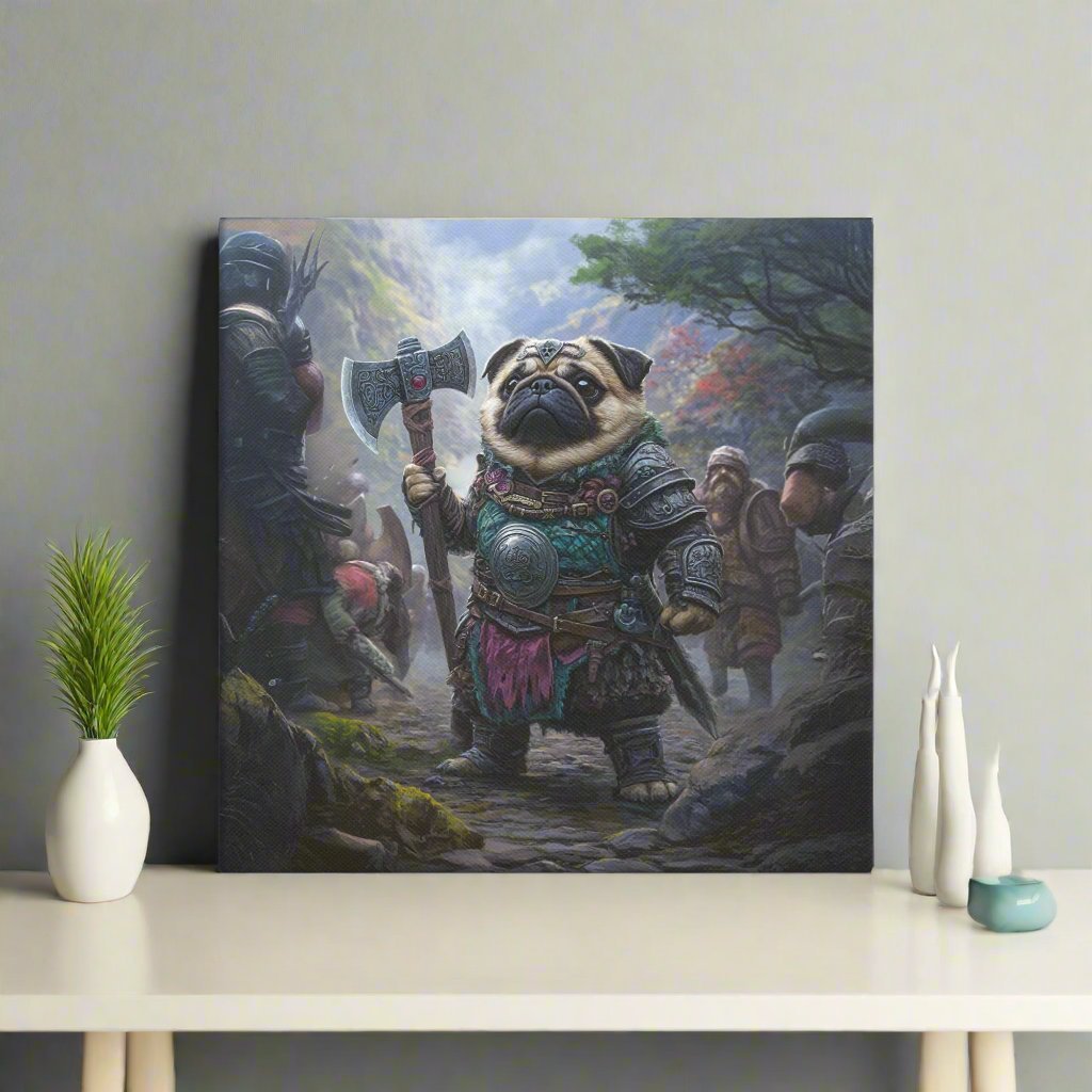 Lucy the Fearless – Mountain Vanguard Edition - Canvas Print - BBairt