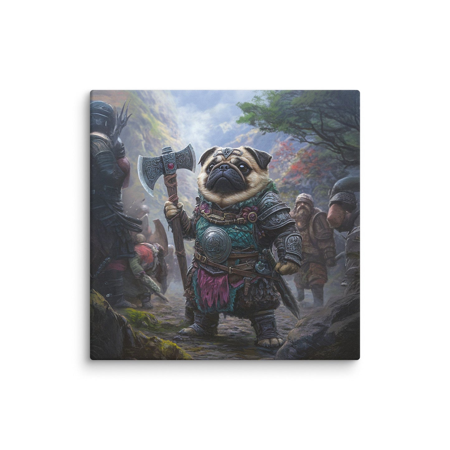 Lucy the Fearless – Mountain Vanguard Edition - Canvas Print - BBairt