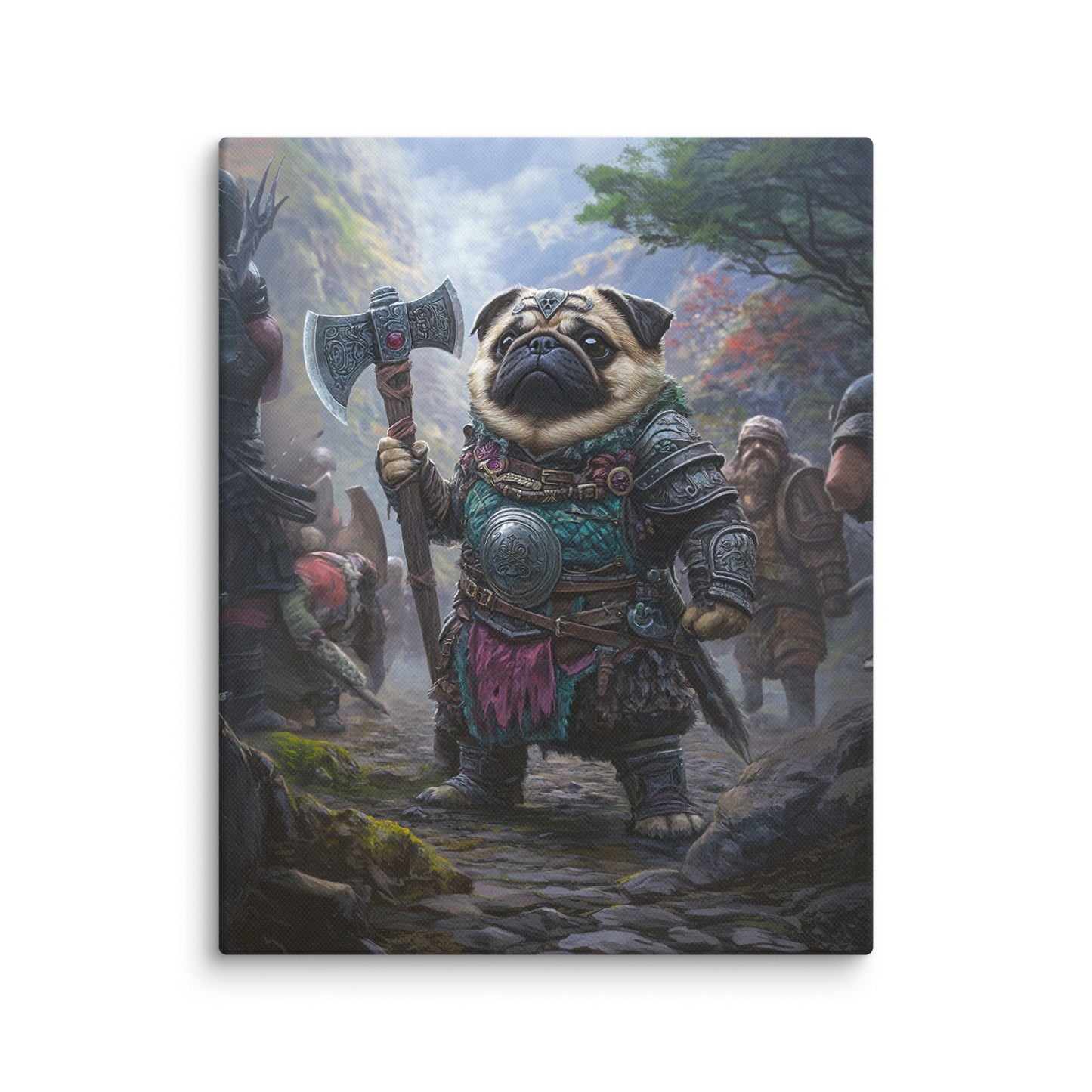 Lucy the Fearless – Mountain Vanguard Edition - Canvas Print - BBairt