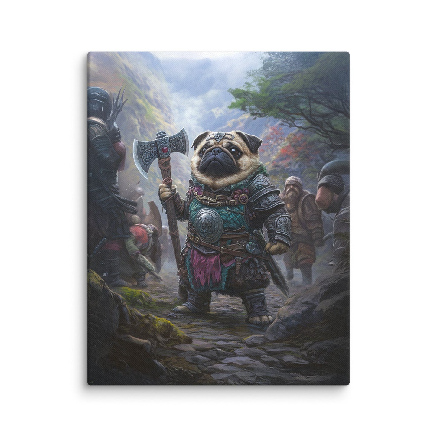 Lucy the Fearless – Mountain Vanguard Edition - Canvas Print - BBairt