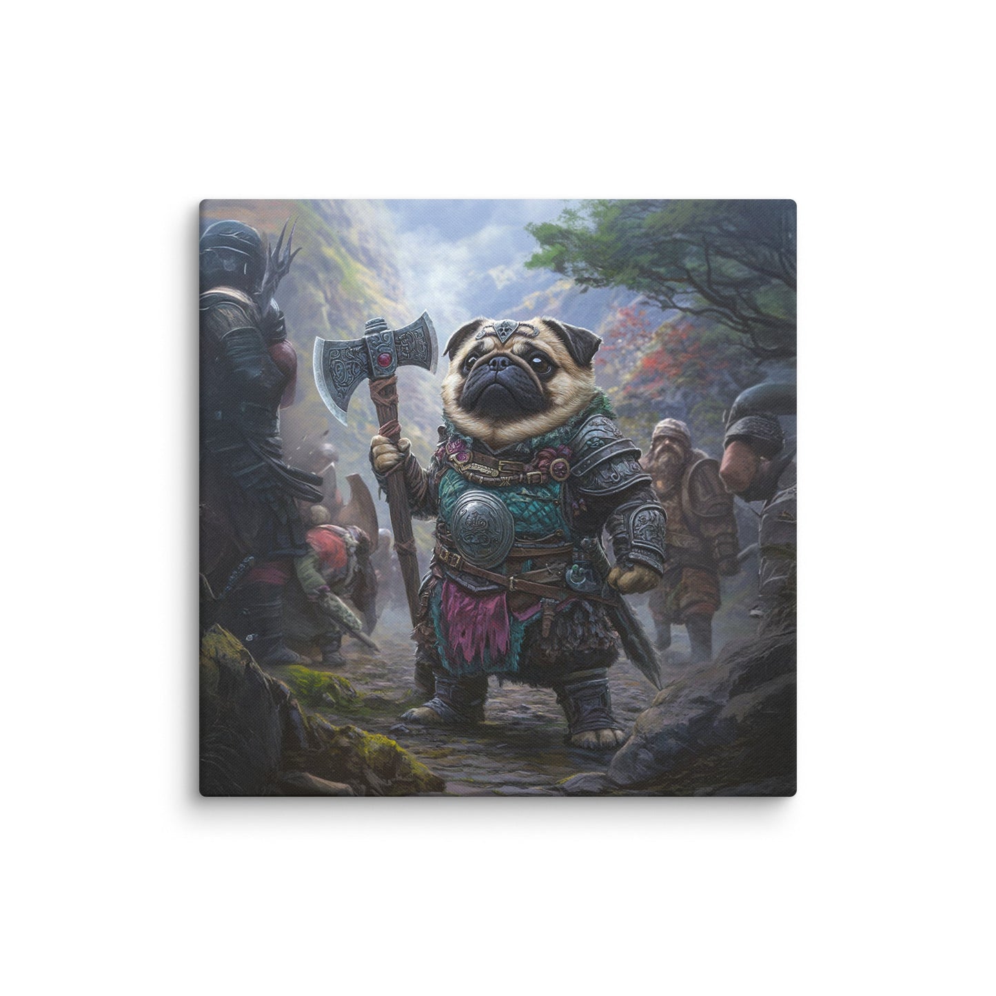 Lucy the Fearless – Mountain Vanguard Edition - Canvas Print - BBairt