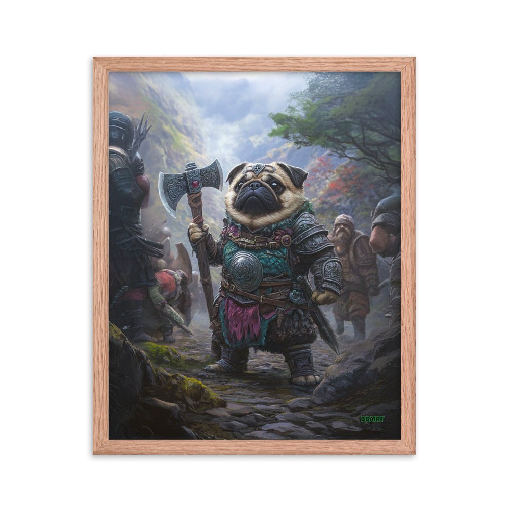 Lucy the Fearless – Mountain Vanguard Edition - Framed Matte Poster - BBairt