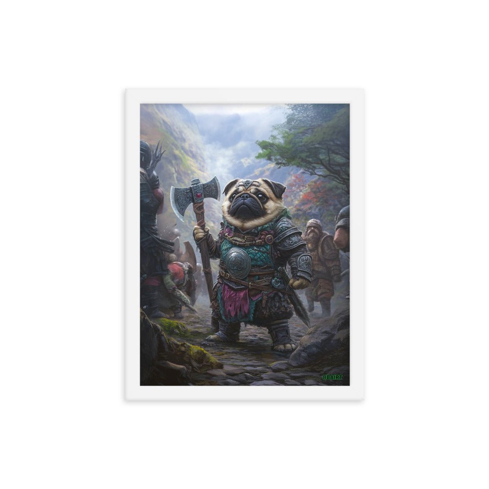 Lucy the Fearless – Mountain Vanguard Edition - Framed Matte Poster - BBairt