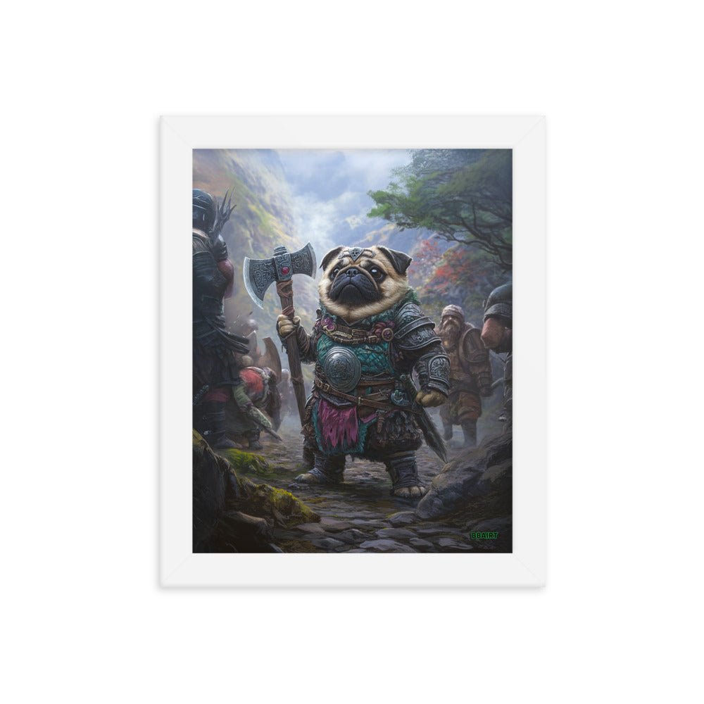 Lucy the Fearless – Mountain Vanguard Edition - Framed Matte Poster - BBairt