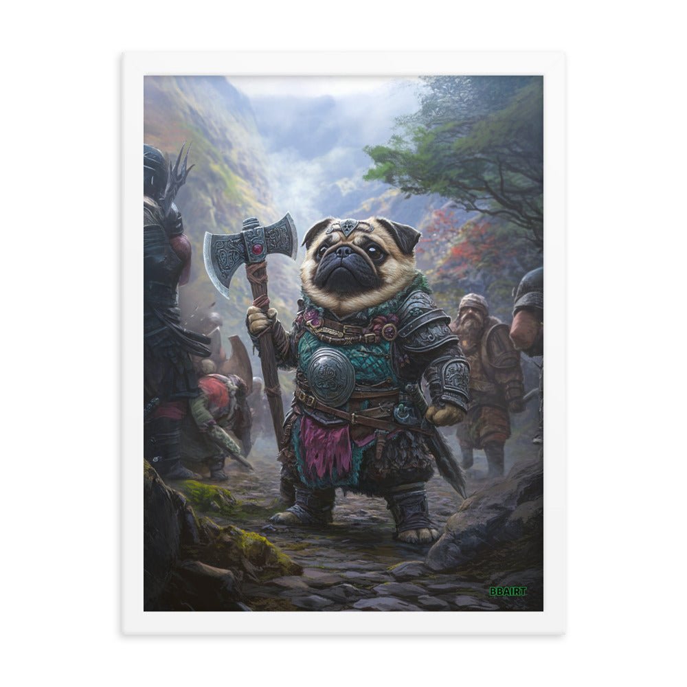 Lucy the Fearless – Mountain Vanguard Edition - Framed Matte Poster - BBairt