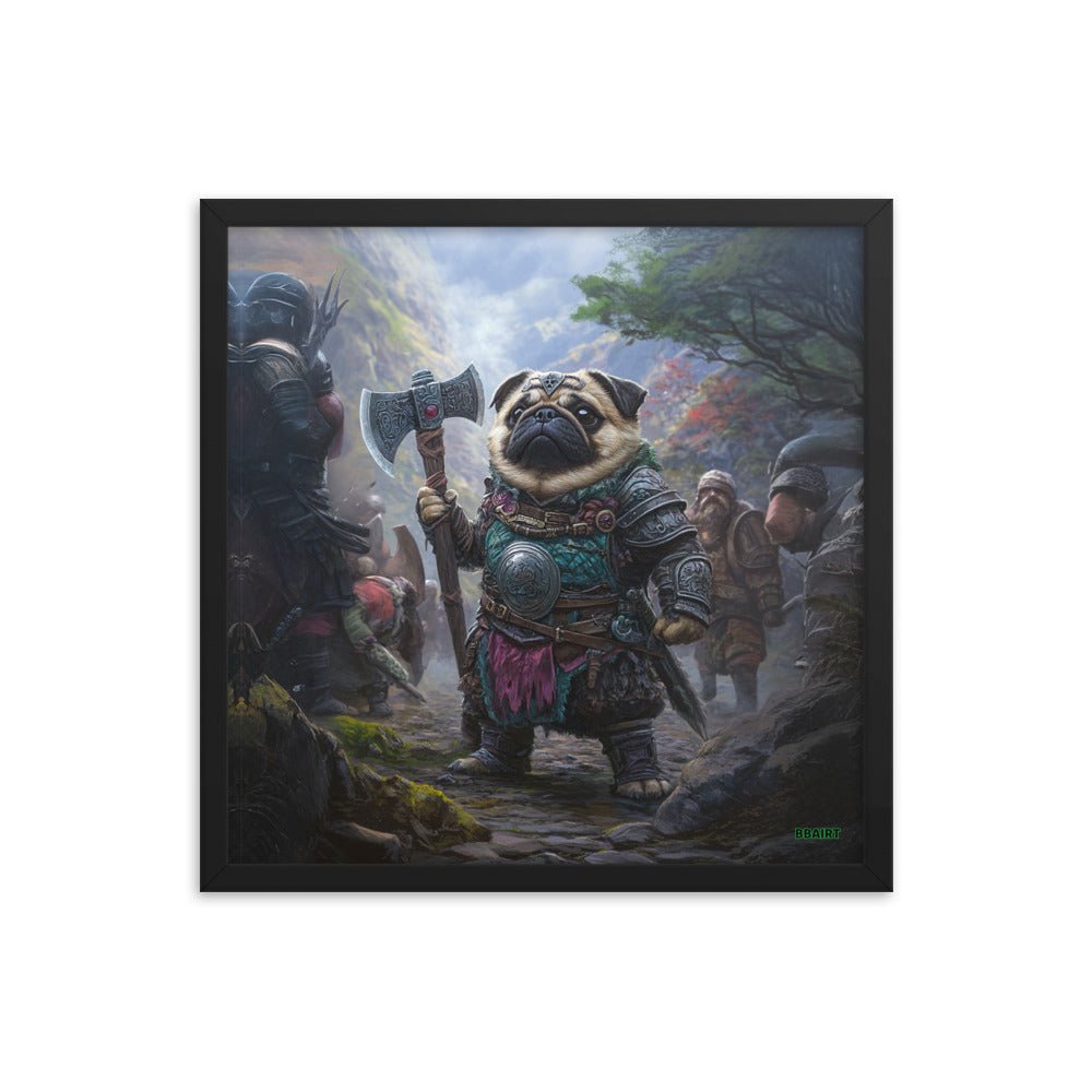 Lucy the Fearless – Mountain Vanguard Edition - Framed Matte Poster - BBairt