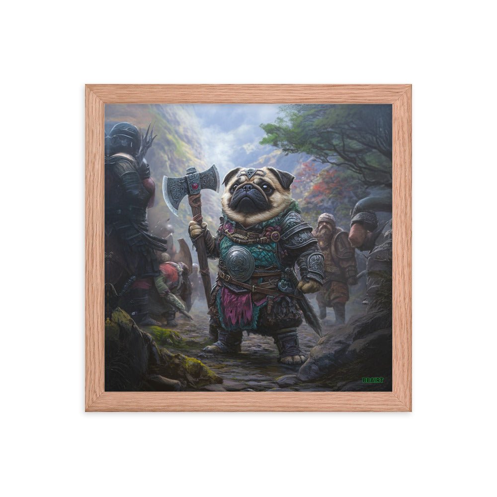 Lucy the Fearless – Mountain Vanguard Edition - Framed Matte Poster - BBairt