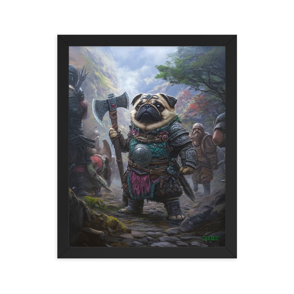 Lucy the Fearless – Mountain Vanguard Edition - Framed Matte Poster - BBairt