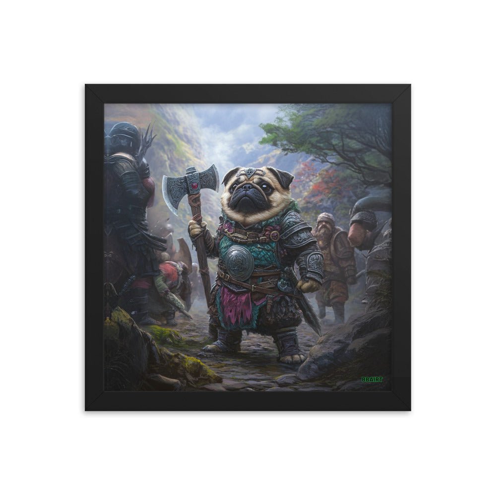 Lucy the Fearless – Mountain Vanguard Edition - Framed Matte Poster - BBairt