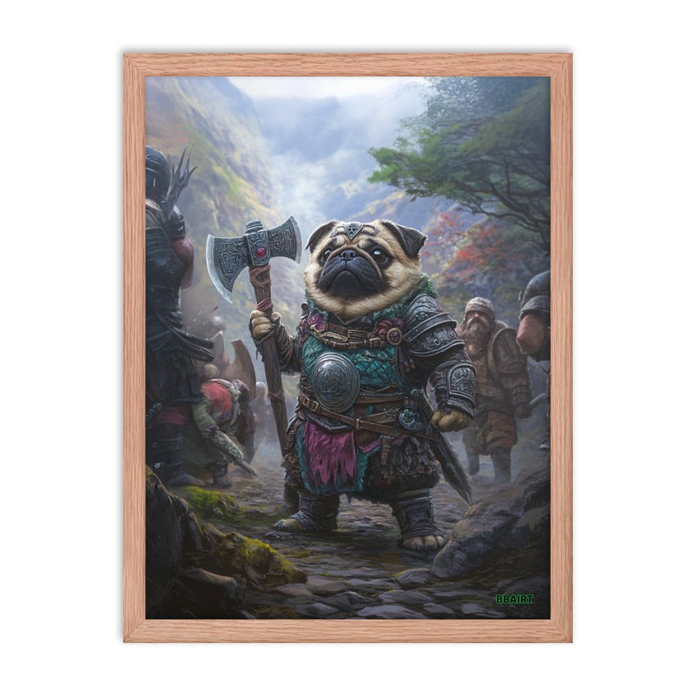 Lucy the Fearless – Mountain Vanguard Edition - Framed Matte Poster - BBairt