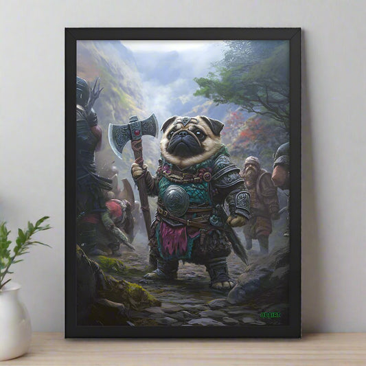 Lucy the Fearless – Mountain Vanguard Edition - Framed Matte Poster - BBairt