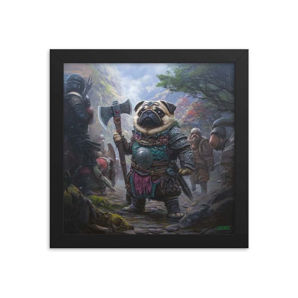 Lucy the Fearless – Mountain Vanguard Edition - Framed Matte Poster - BBairt