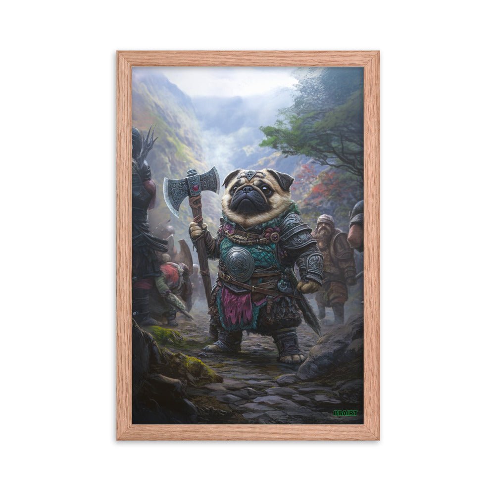 Lucy the Fearless – Mountain Vanguard Edition - Framed Matte Poster - BBairt