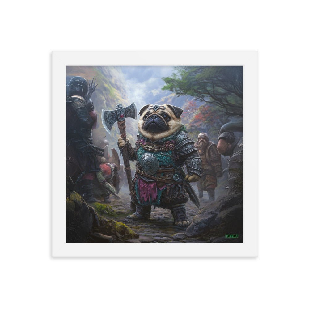 Lucy the Fearless – Mountain Vanguard Edition - Framed Matte Poster - BBairt