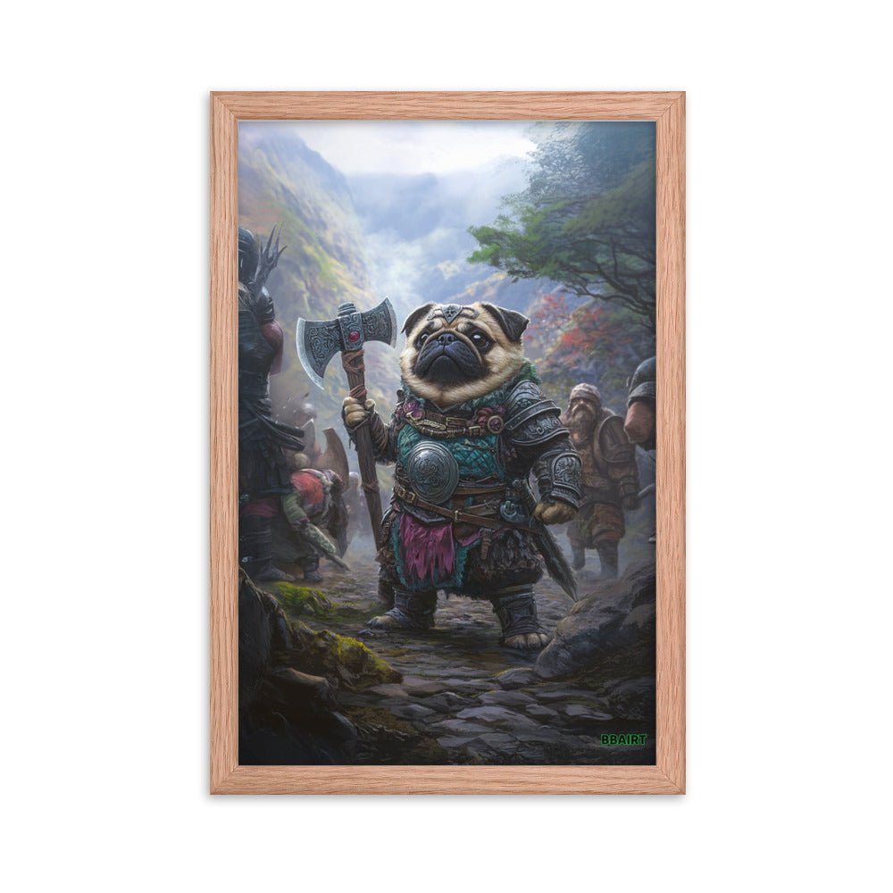 Lucy the Fearless – Mountain Vanguard Edition - Framed Photo Paper Poster - BBairt