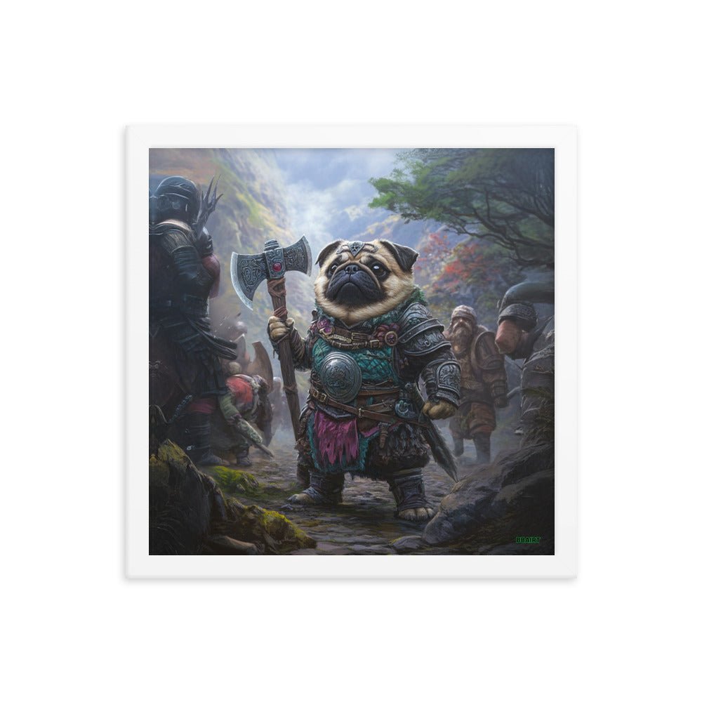 Lucy the Fearless – Mountain Vanguard Edition - Framed Photo Paper Poster - BBairt