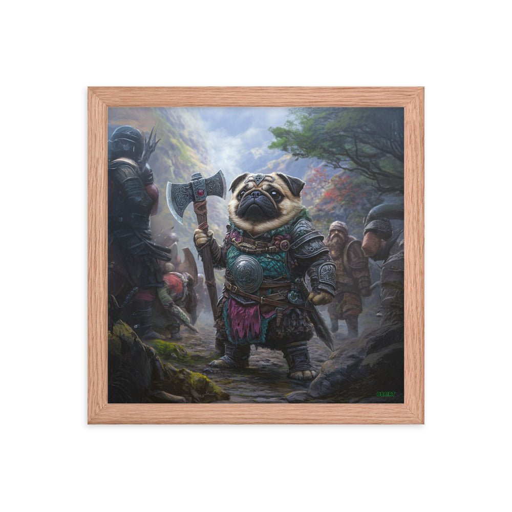 Lucy the Fearless – Mountain Vanguard Edition - Framed Photo Paper Poster - BBairt