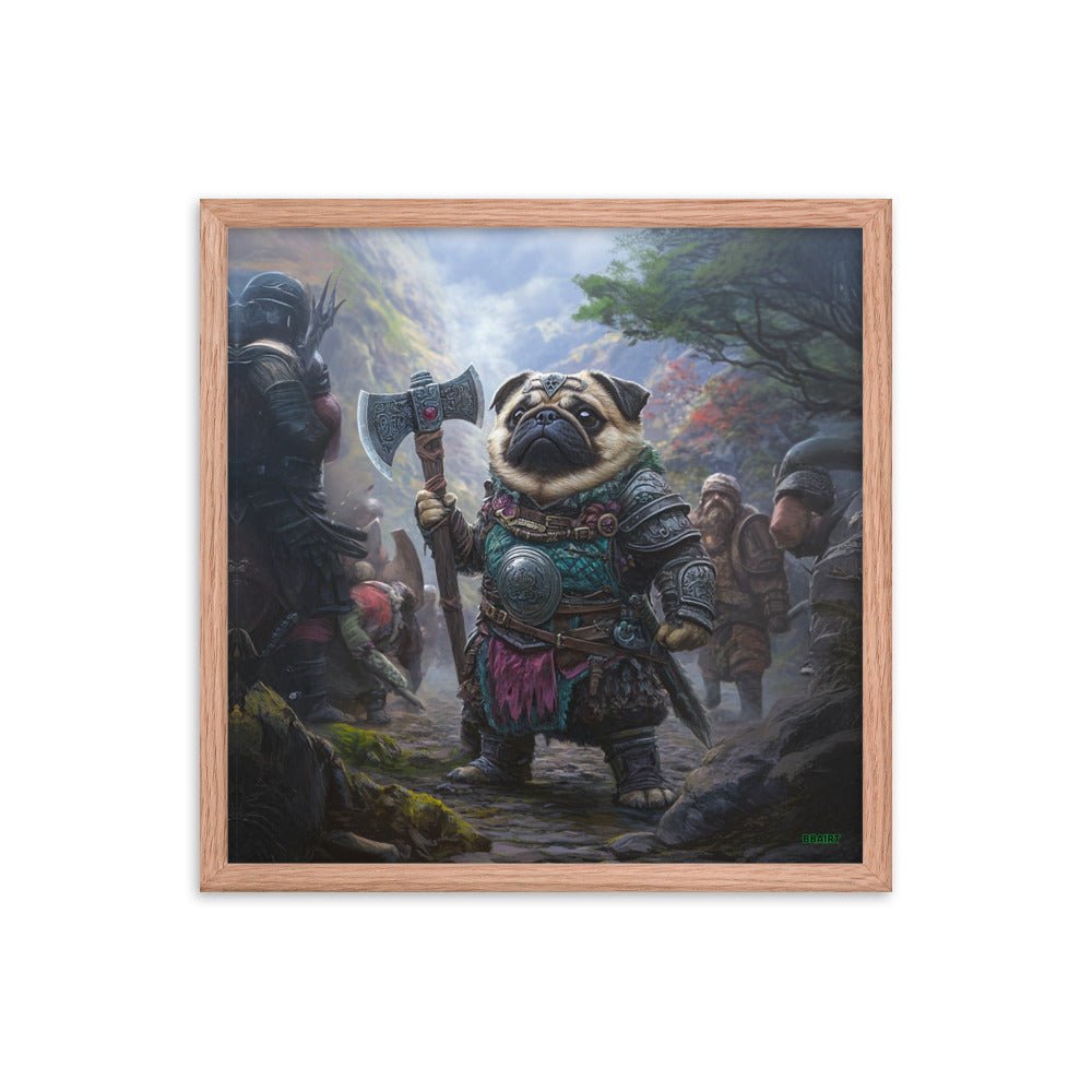 Lucy the Fearless – Mountain Vanguard Edition - Framed Photo Paper Poster - BBairt