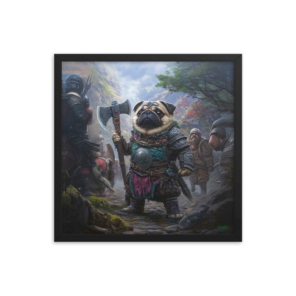 Lucy the Fearless – Mountain Vanguard Edition - Framed Photo Paper Poster - BBairt