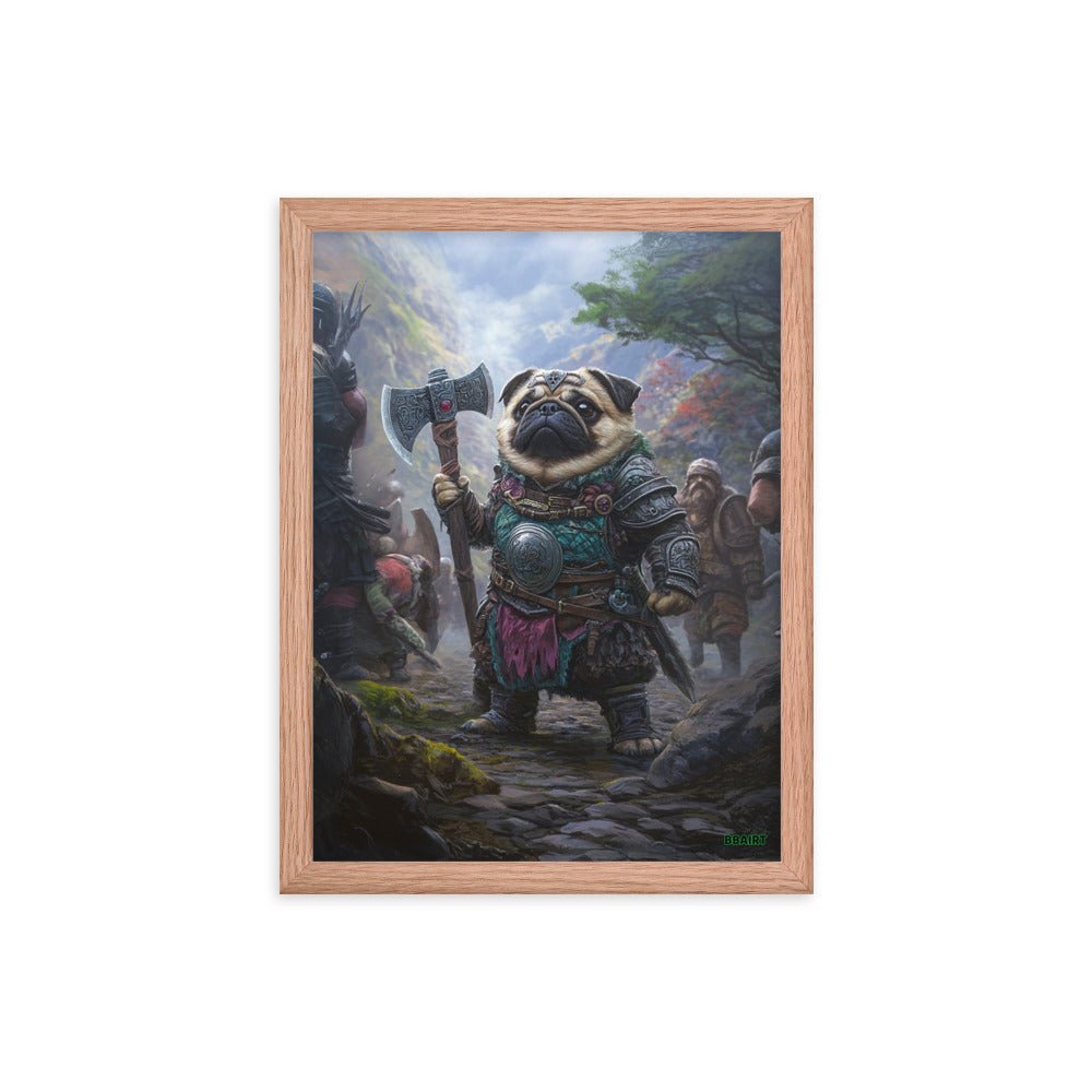 Lucy the Fearless – Mountain Vanguard Edition - Framed Photo Paper Poster - BBairt