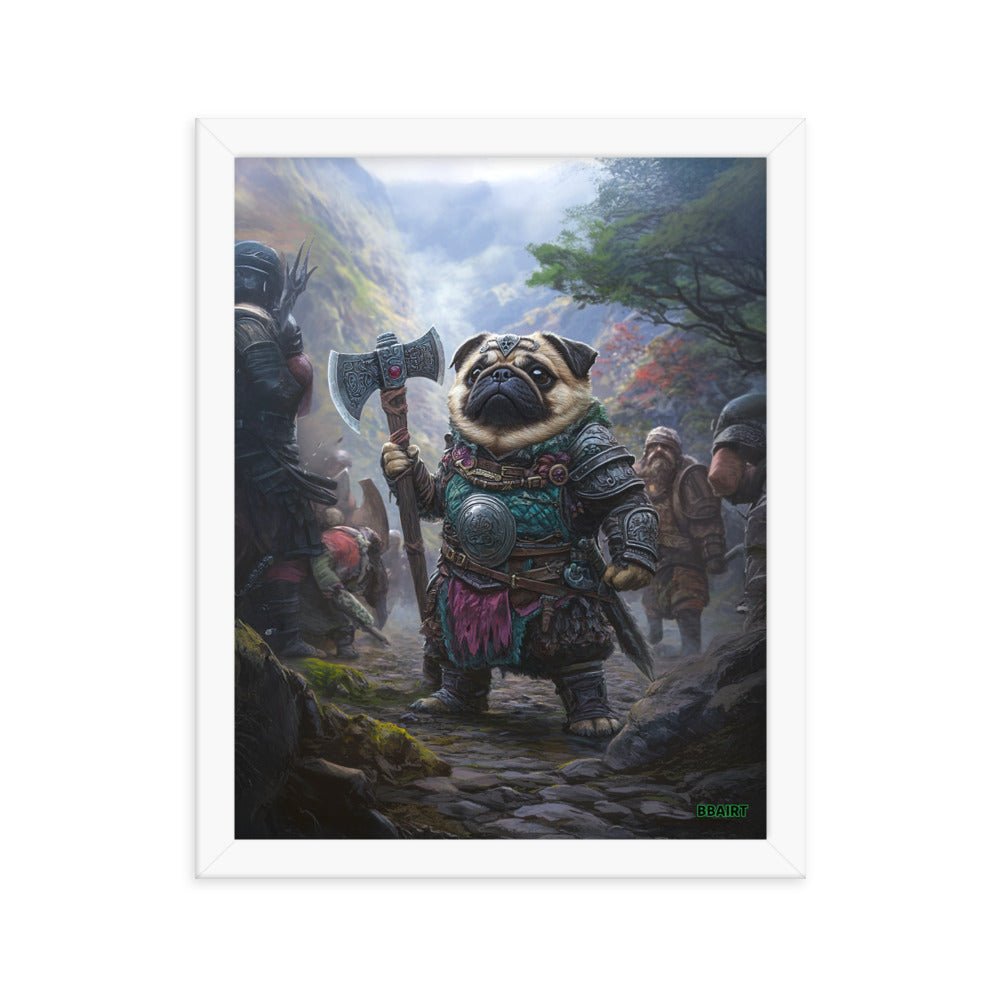 Lucy the Fearless – Mountain Vanguard Edition - Framed Photo Paper Poster - BBairt