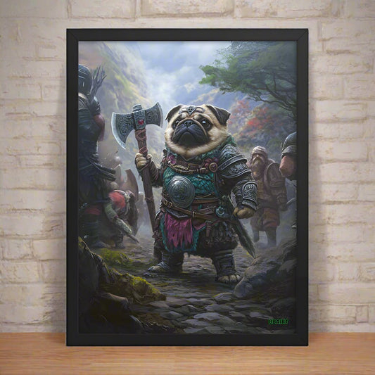 Lucy the Fearless – Mountain Vanguard Edition - Framed Photo Paper Poster - BBairt