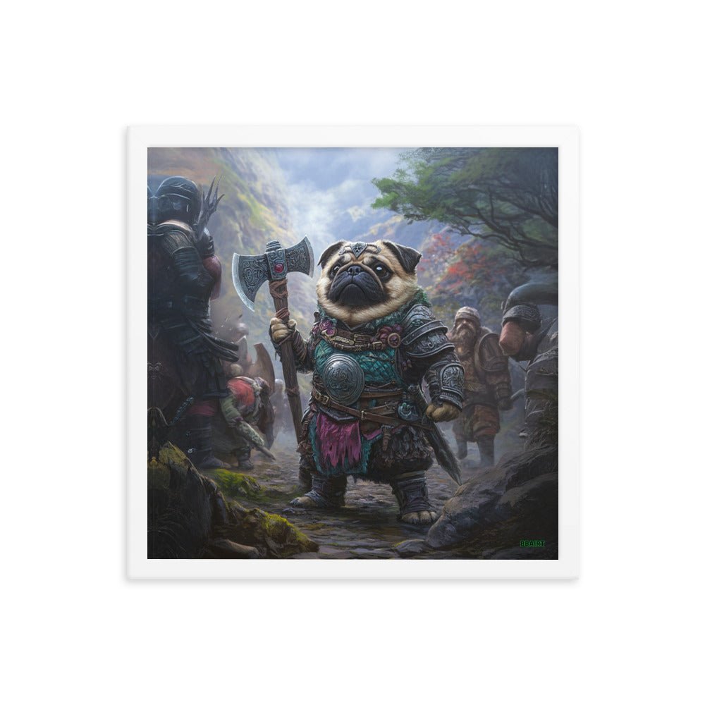 Lucy the Fearless – Mountain Vanguard Edition - Framed Photo Paper Poster - BBairt