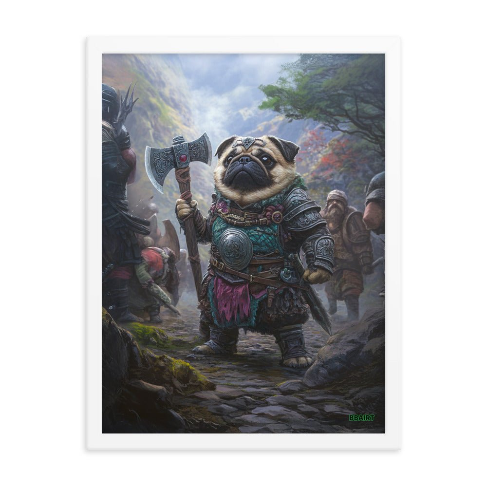 Lucy the Fearless – Mountain Vanguard Edition - Framed Photo Paper Poster - BBairt