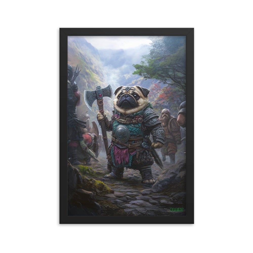 Lucy the Fearless – Mountain Vanguard Edition - Framed Photo Paper Poster - BBairt