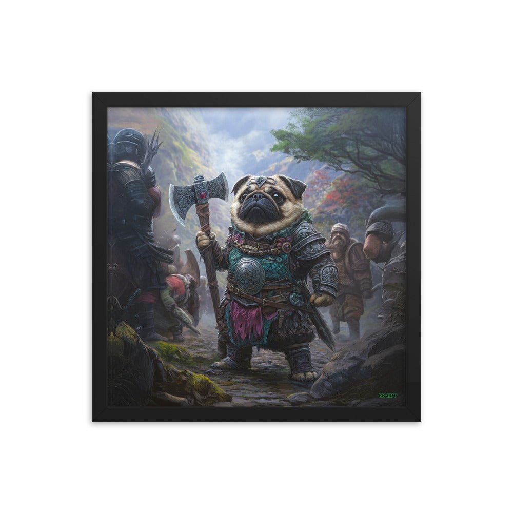 Lucy the Fearless – Mountain Vanguard Edition - Framed Photo Paper Poster - BBairt