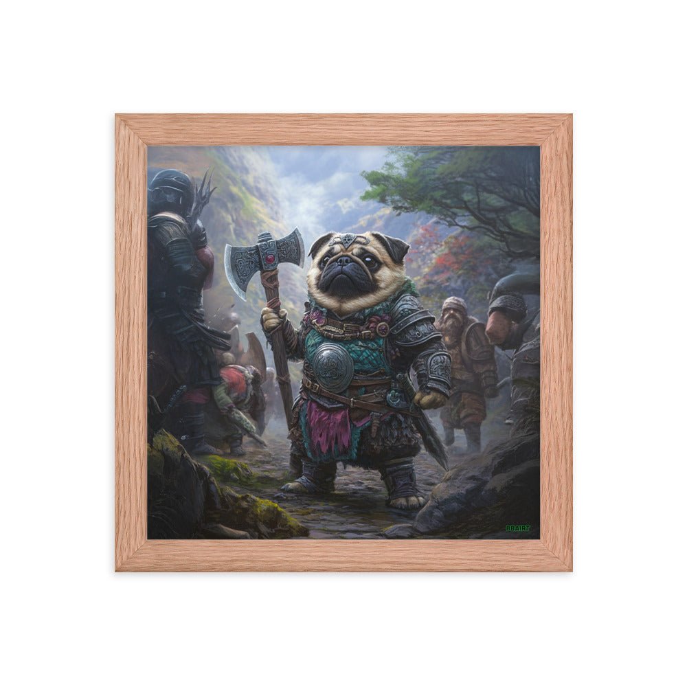 Lucy the Fearless – Mountain Vanguard Edition - Framed Photo Paper Poster - BBairt