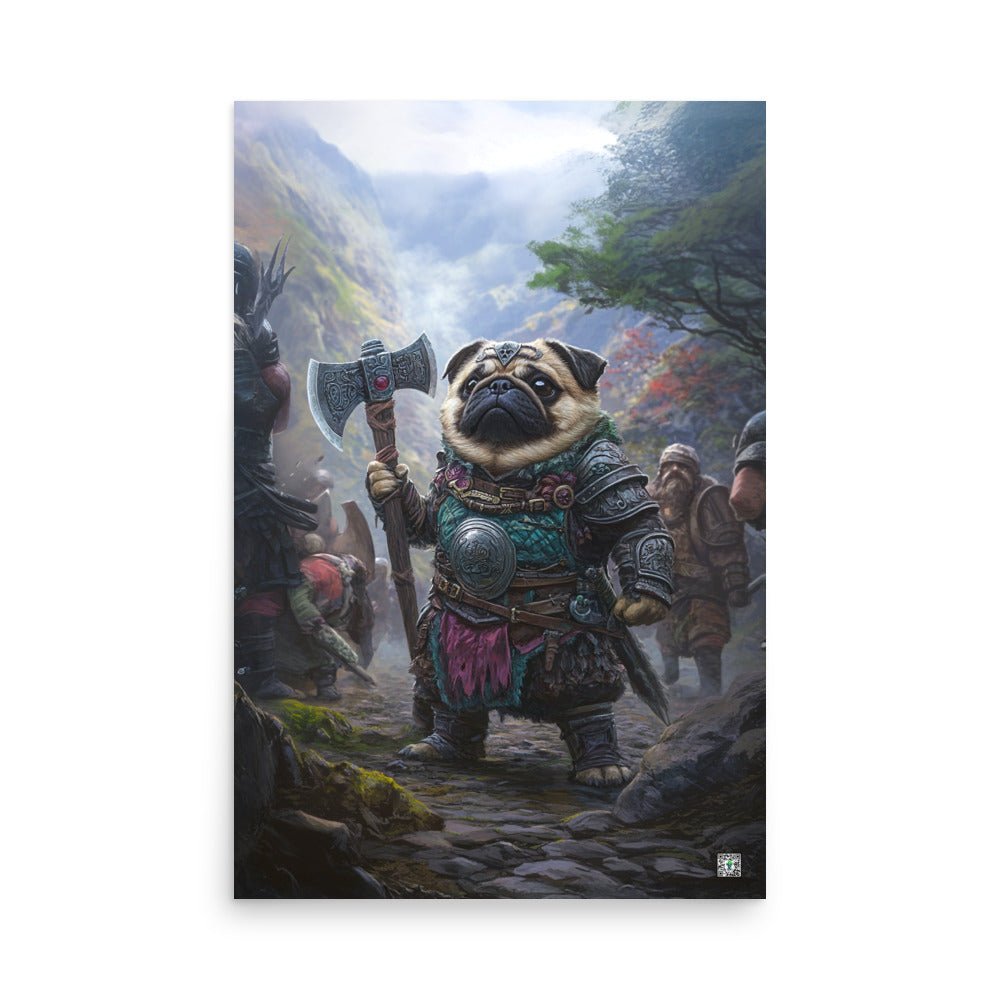 Lucy the Fearless – Mountain Vanguard Edition - Matte Poster - BBairt