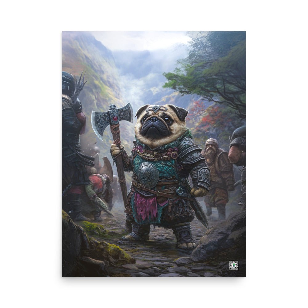 Lucy the Fearless – Mountain Vanguard Edition - Matte Poster - BBairt