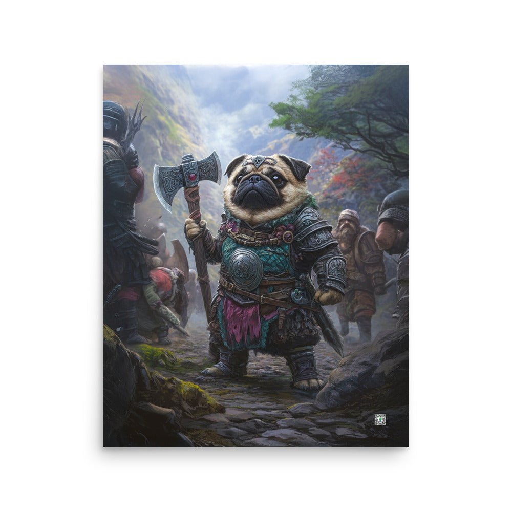 Lucy the Fearless – Mountain Vanguard Edition - Matte Poster - BBairt